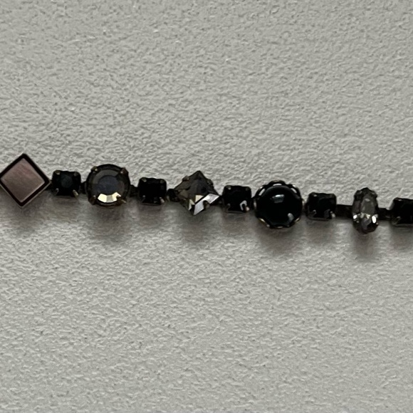 Sorrelli Black on Bronze Gemstone Tennis Bracelet - Picture 2 of 4